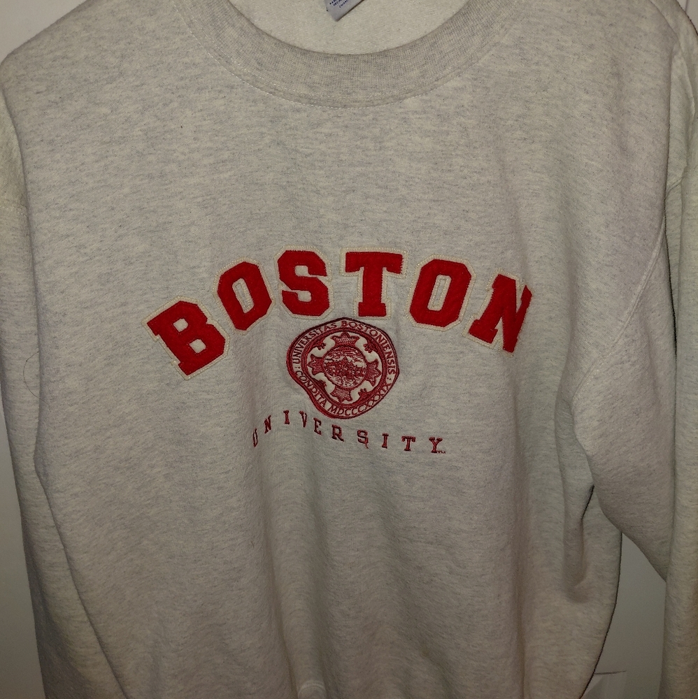 Boston University Embrouded Crewneck